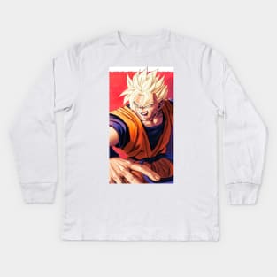 Super Fighter from Future Goha Kids Long Sleeve T-Shirt